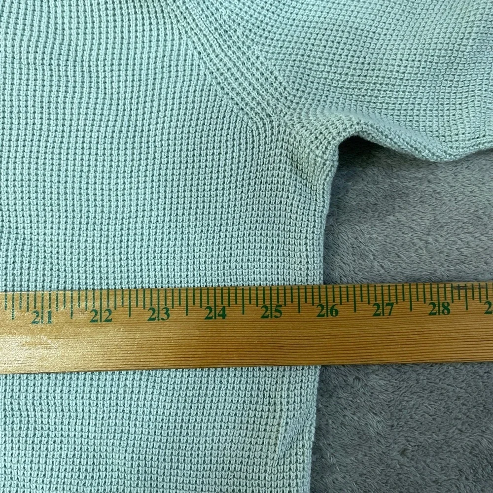 NWOT Calvin Klein Jeans Waffle Knit Sweater Polo Shirt Men's 2XL Green Cotton